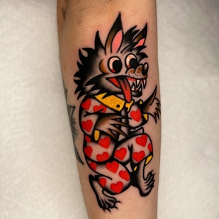 Couleur Néo-traditionnel tatouage sur Avant-bras #63838 | Artiste tatoueur Matthew Wright