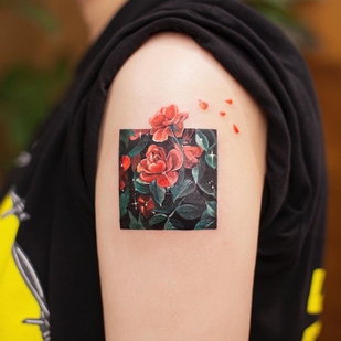 Femme Couleur  tatouage sur Épaule #51938 | Artiste tatoueur Franky Yang