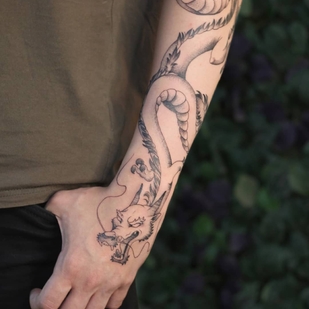 tatouage #52329 | Artiste tatoueur Nastya Bozhenova