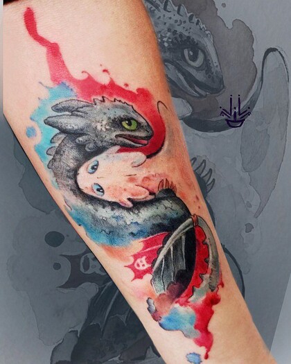 Idées de Tatouage # Artiste tatoueur Lina Fiopentova