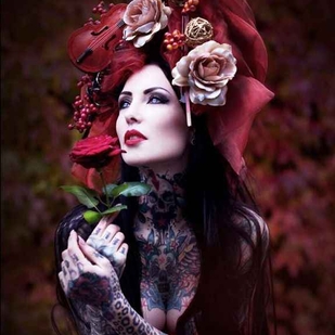 🔥 Photos sexy, portfolio de mannequin  #9447 Modèle de tatouage Makani Terror