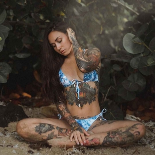 🔥 Photos sexy, portfolio de mannequin  #17719 Modèle de tatouage Michelle Maron