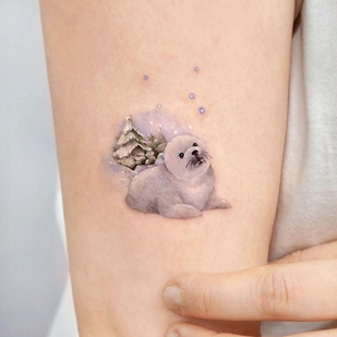 Femme Couleur  tatouage sur Avant-bras #53033 | Artiste tatoueur Songe