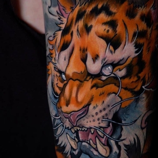 Homme Couleur Néo-traditionnel tatouage #65071 | Artiste tatoueur Alena Lang