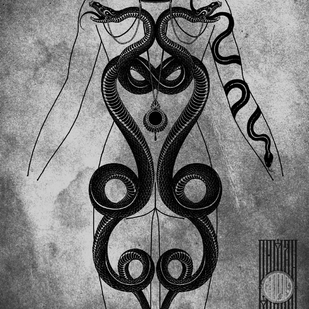 Style d'Auteur tatouage sur Dos #65615 | Artiste tatoueur ROMAN MIGURA