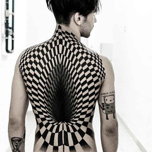 Homme Noir Ornemental tatouage sur Dos #18867 | Artiste tatoueur ILYA CASCAD