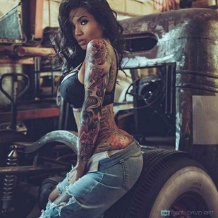 🔥 Photos sexy, portfolio de mannequin  #18532 Modèle de tatouage Yeonji Williams