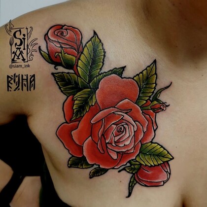 Idées de Tatouage #39187 Artiste tatoueur Innokentiy Siam 
