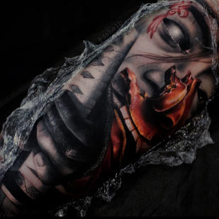 Couleur  tatouage #53491 | Artiste tatoueur Dmitriy Sheyb