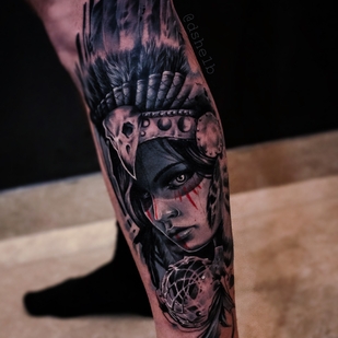 Couleur  tatouage #53496 | Artiste tatoueur Dmitriy Sheyb