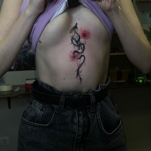 Femme   tatouage #53527 | Artiste tatoueur Dmitriy Voytenko