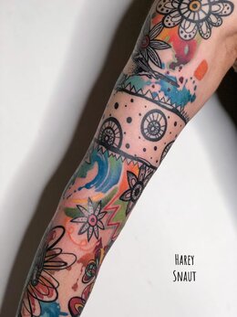 Watercolor tattoo