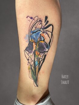 Watercolor tattoo