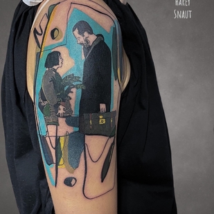 Femme Couleur Style d'Auteur tatouage sur Épaule #53623 | Artiste tatoueur Harey Snaut