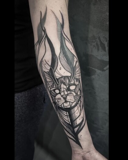 Idées de Tatouage #66528 Artiste tatoueur Weeping Hyena