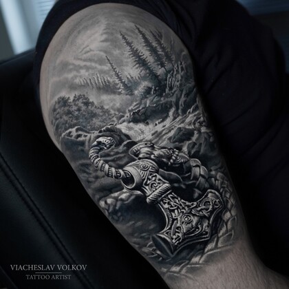 Idées de Tatouage #67107 Artiste tatoueur Vyacheslav Volkov