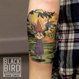 Femme Couleur Illustratif tatouage sur Avant-bras #66 | Artiste tatoueur Roman Lemeh