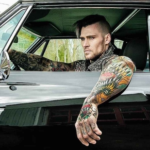 🔥 Photos sexy, portfolio de mannequin  #10546 Modèle de tatouage Marshall Perrin