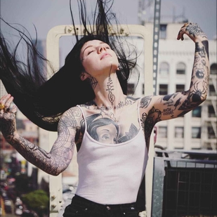 🔥 Photos sexy, portfolio de mannequin  #19965 Modèle de tatouage Grace Neutral