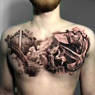 tatouage #39470 | Artiste tatoueur Evgeniĭ Shvyrev