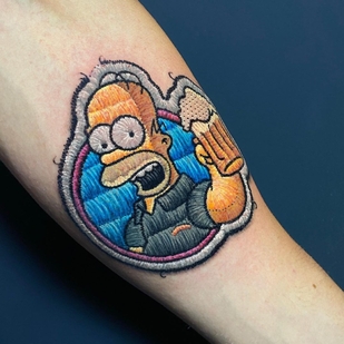 Couleur  tatouage sur Épaule #39772 | Artiste tatoueur Duda Lozano