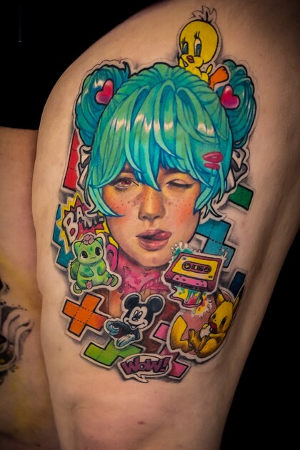 Idées de Tatouage #54073 Artiste tatoueur Kate Perets