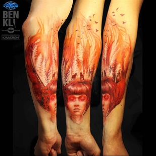 tatouage #371 | Artiste tatoueur Ben Klishevskiy