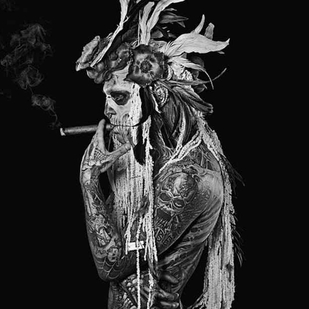 🔥 Photos sexy, portfolio de mannequin  #918 Modèle de tatouage Rick «Zombie boy» Genest