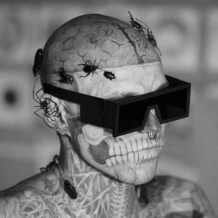 🔥 Photos sexy, portfolio de mannequin  #936 Modèle de tatouage Rick «Zombie boy» Genest