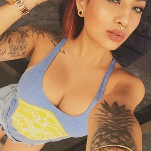 🔥 Photos sexy, portfolio de mannequin  #977 Modèle de tatouage Kesia Anaya