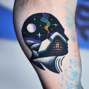 tatouage #10895 | Artiste tatoueur David Cote Peyote