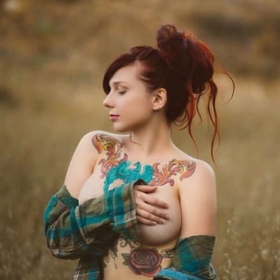 🔥 Photos sexy, portfolio de mannequin  #21018 Modèle de tatouage Coralia