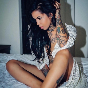 🔥 Photos sexy, portfolio de mannequin  #20897 Modèle de tatouage Elle Audra