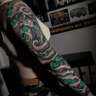 Couleur Bio-organique tatouage #69775 | Artiste tatoueur Dmitriy Varlakov