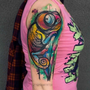 tatouage #11484 | Artiste tatoueur Victoria KIWI Grigorieva