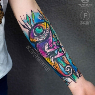 tatouage #11493 | Artiste tatoueur Victoria KIWI Grigorieva