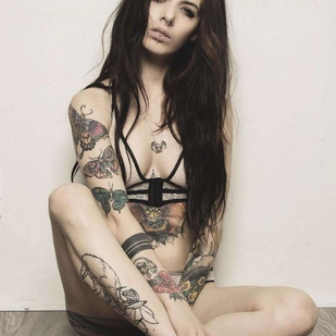 🔥 Photos sexy, portfolio de mannequin  #21239 Modèle de tatouage Tanya Bat