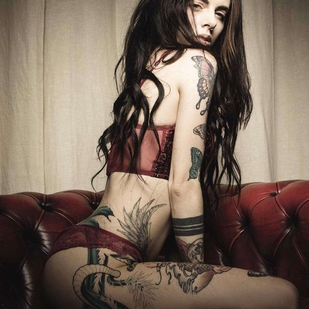 🔥 Photos sexy, portfolio de mannequin  #21236 Modèle de tatouage Tanya Bat