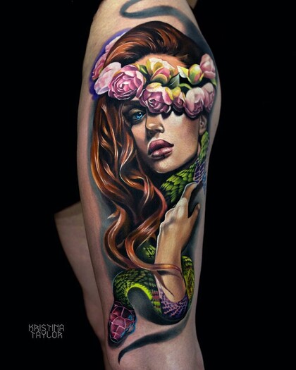 Idées de Tatouage # Artiste tatoueur Kristina Taylor