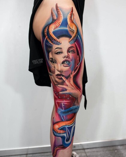 Idées de Tatouage # Artiste tatoueur Kristina Taylor