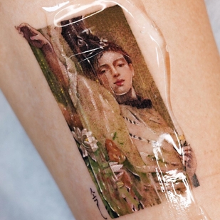 Femme Couleur Miniature tatouage sur Avant-bras #55610 | Artiste tatoueur Dasol Kim