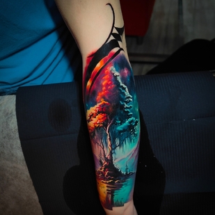Couleur Réalisme tatouage #70446 | Artiste tatoueur Dmitriy Varlakov