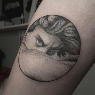 Homme Noir Graphique tatouage sur Avant-bras #70786 | Artiste tatoueur Maxim zaycev_ink