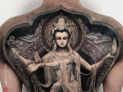 Idées de Tatouage #22447 Artiste tatoueur Heng Yue（岳阳新刺客)