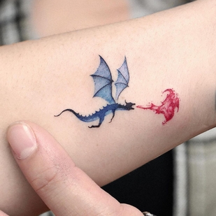 Femme Couleur Miniature tatouage sur Avant-bras #56878 | Artiste tatoueur Choi Yun