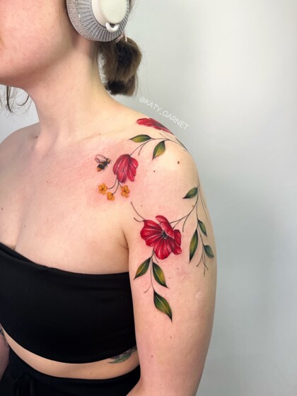 Idées de Tatouage # Artiste tatoueur Ekaterina Garnet / Katy Garnet