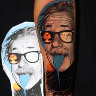 Homme  Portrait tatouage sur Avant-bras #72477 | Artiste tatoueur Bruno Perdiz