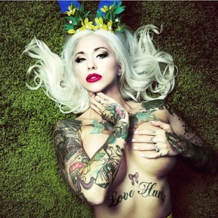 🔥 Photos sexy, portfolio de mannequin  #12591 Modèle de tatouage Rachel Rampage