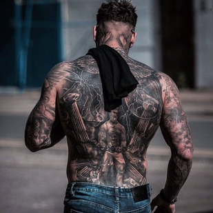 🔥 Photos sexy, portfolio de mannequin  #24094 Modèle de tatouage Warren Phillips