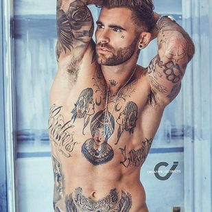 🔥 Photos sexy, portfolio de mannequin  #23748 Modèle de tatouage Chris Perceval